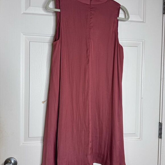 Gianni Bini mauve mini lightweight flowy summer dress size L - Picture 6 of 9